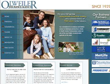 Tablet Screenshot of olweilerinsurance.com